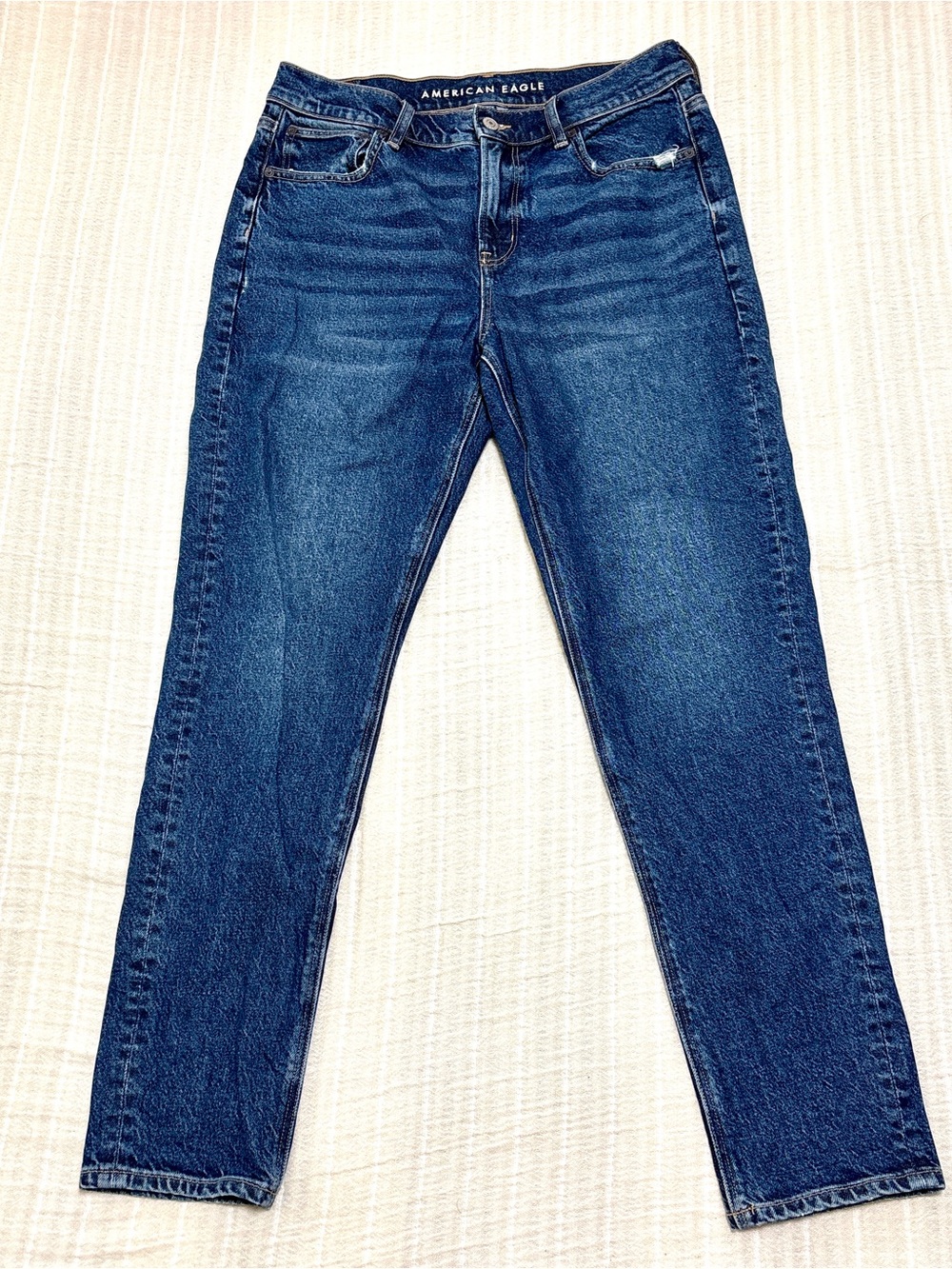American Eagle Outfitters Women's 10 Dark Blue 90’s Skinny Jeans